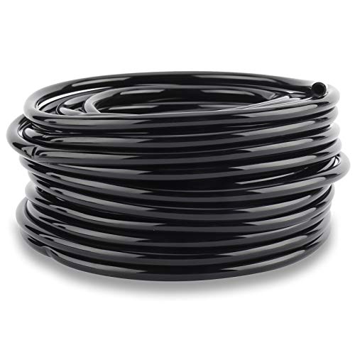 Sparkfire Drip Irrigation Tubing 100ft 14 Inch Drip Line Irrigation Hose Blank Distribution Tubing for Irrigation System Garden Watering Tube Line Drip Irrigation Kit